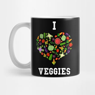 I Love Veggies Mug